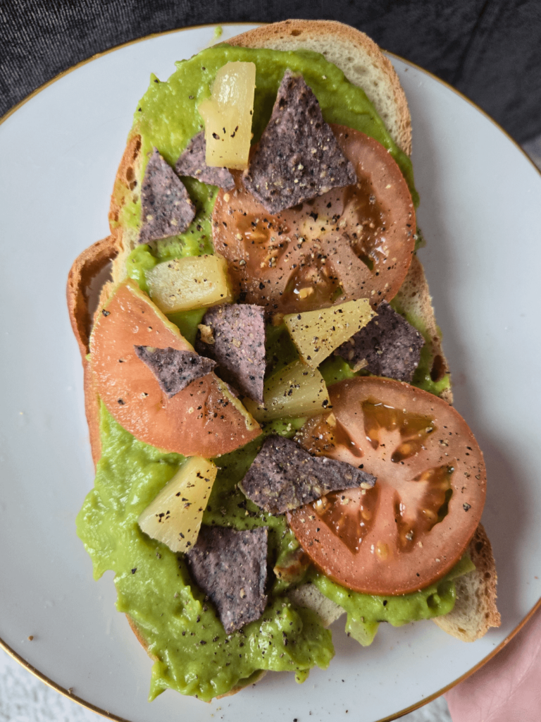 Hf toasts are my go to lunch when working from home. Torn between whether I like the avocado pineapple or ricotta and walnut toast better!!