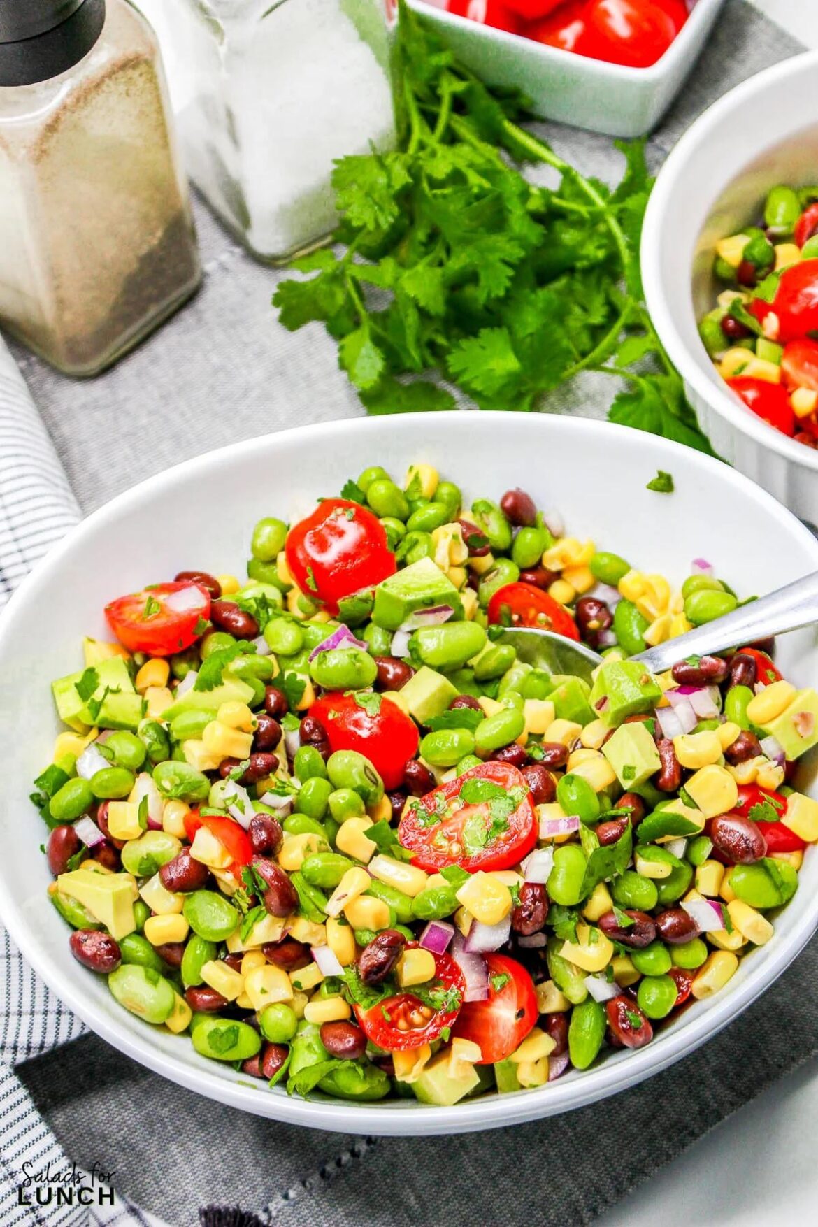 EASY VEGAN EDAMAME SALAD