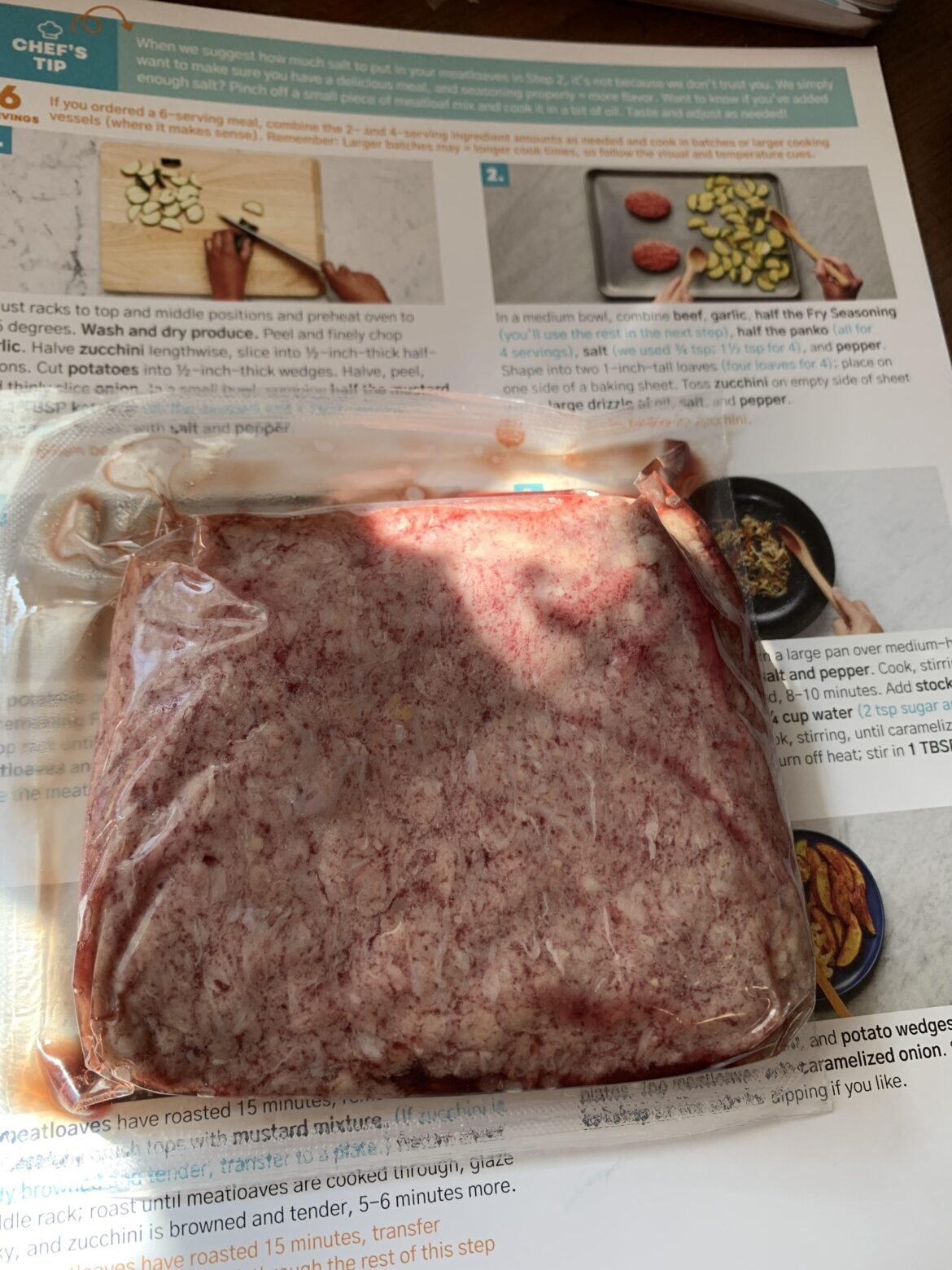 is the ground beef supposed to look like this??