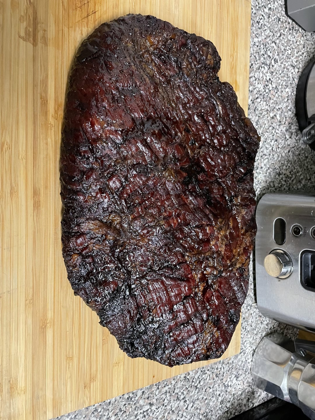 First Brisket in Vertical Smoker Dining and Cooking