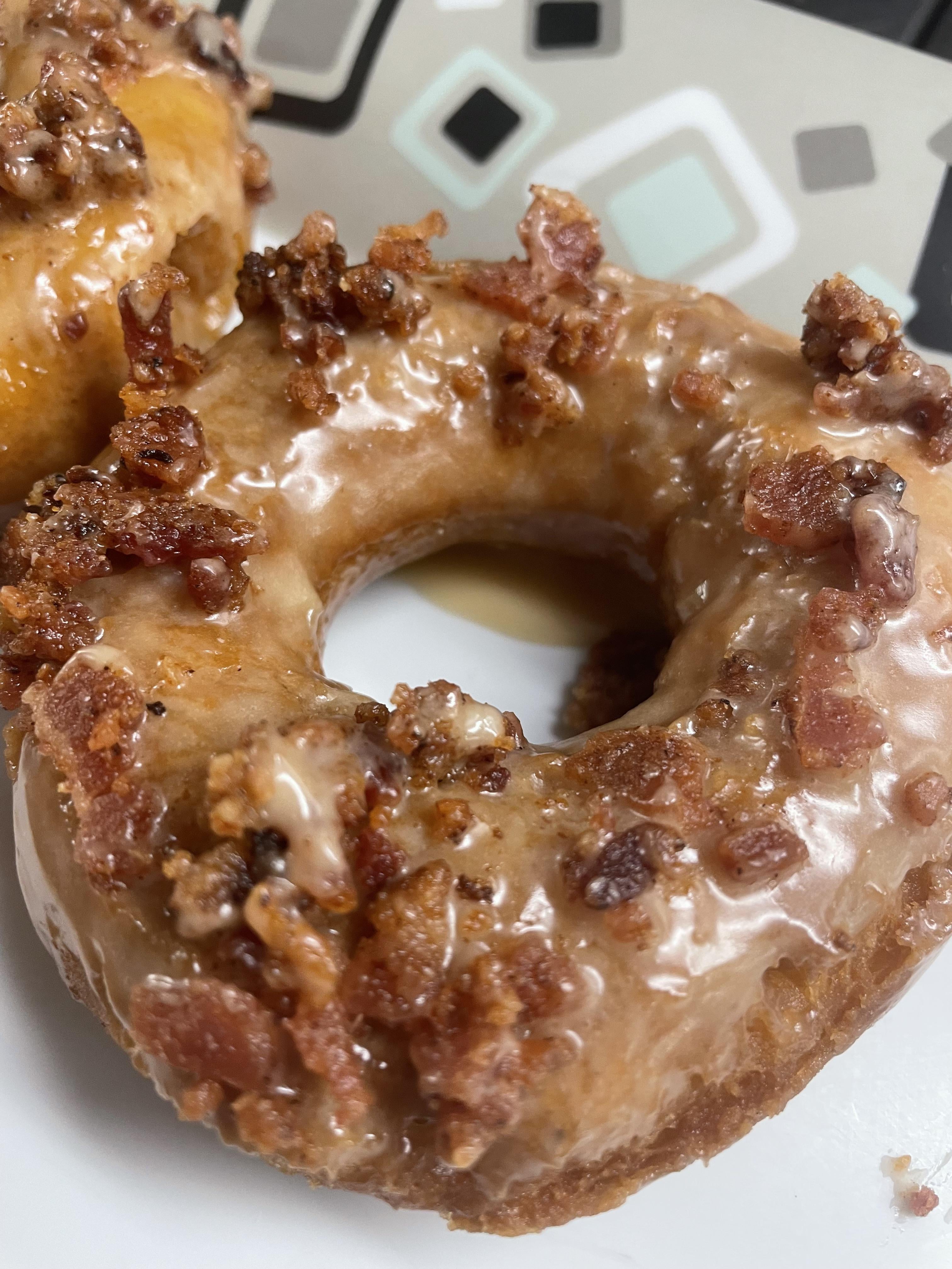 Maple bacon doughnuts Dining and Cooking
