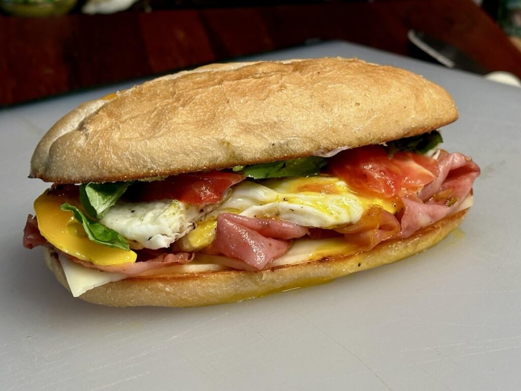 Breakfast sandwich!