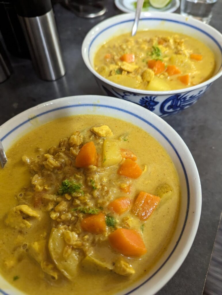 Gingery Coconut Chicken Soup, 9/10