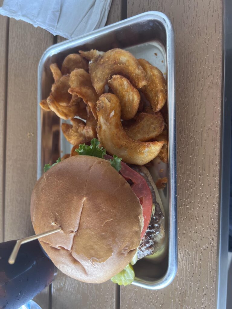 calories for burger?