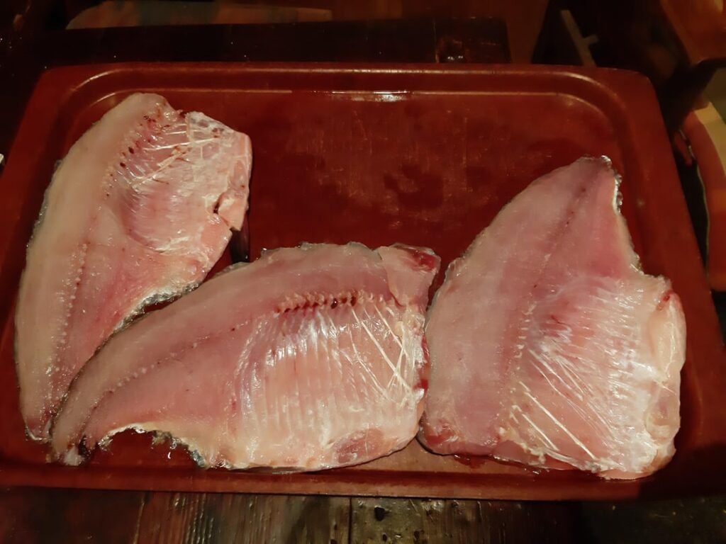Smoked bream fillets