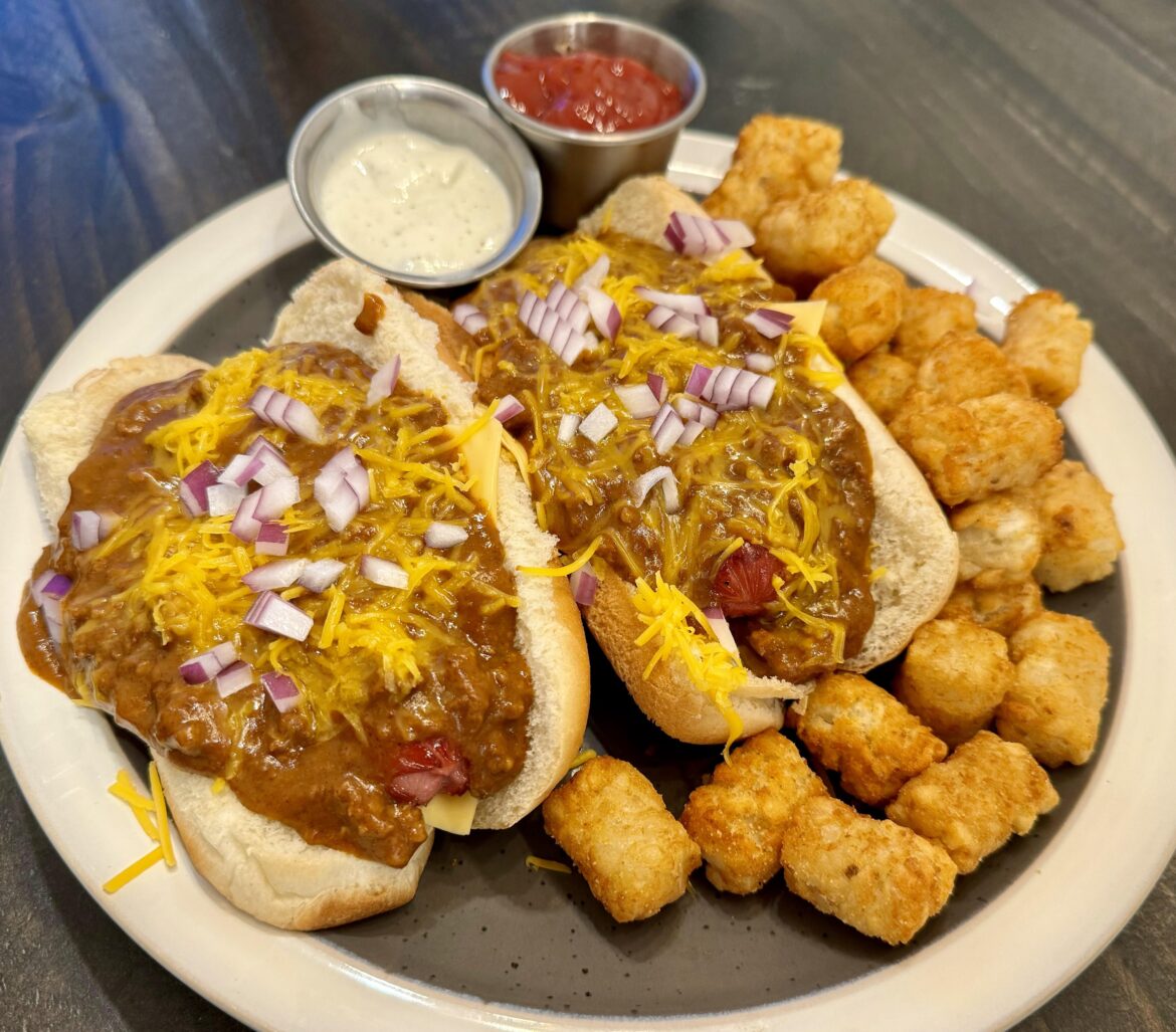 Chili Dogs and Tater Tots