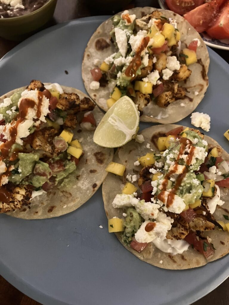 Cauliflower tacos