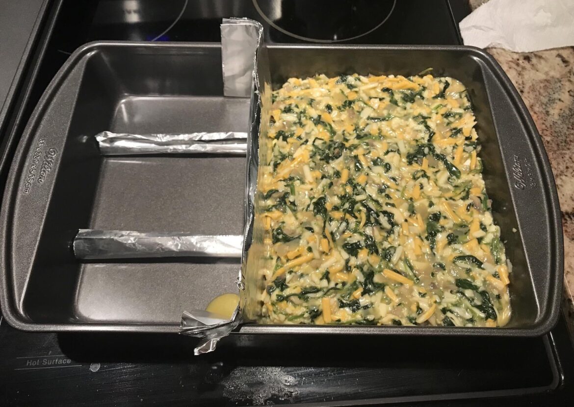 What do I do when my baking pan is too big?