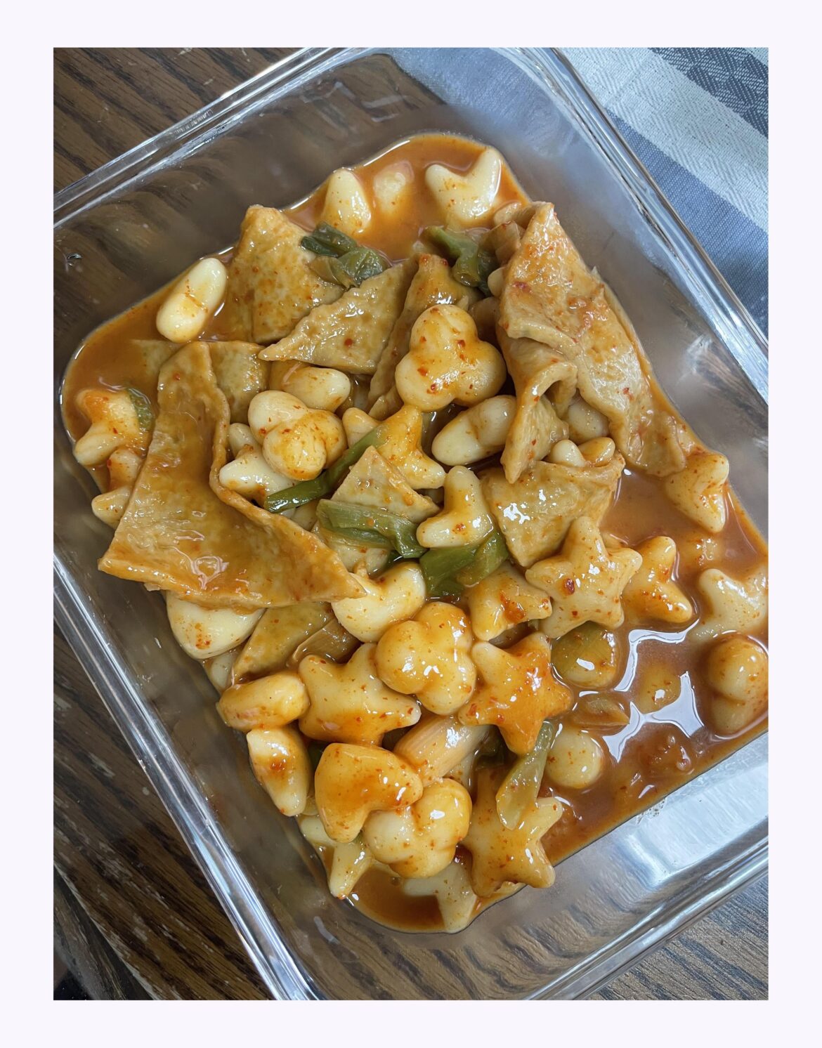 My cute ddukbbokki. I saw this in the store and had to buy it. 🥰. Extra delicious.