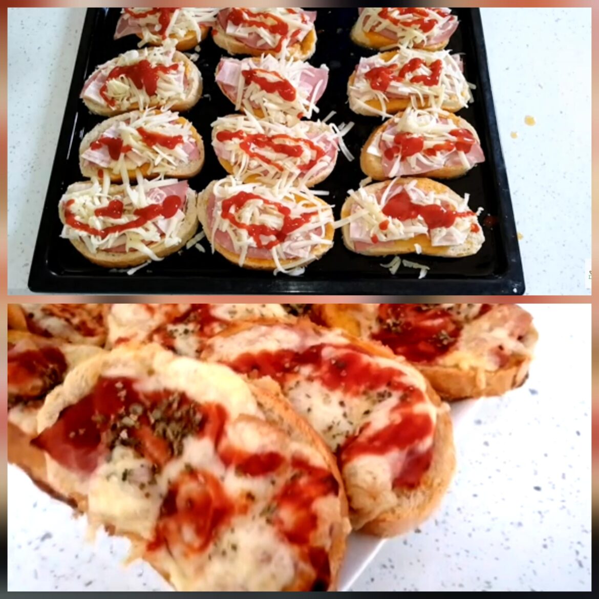Quick and Easy Breakfast Baked Pizza Slices