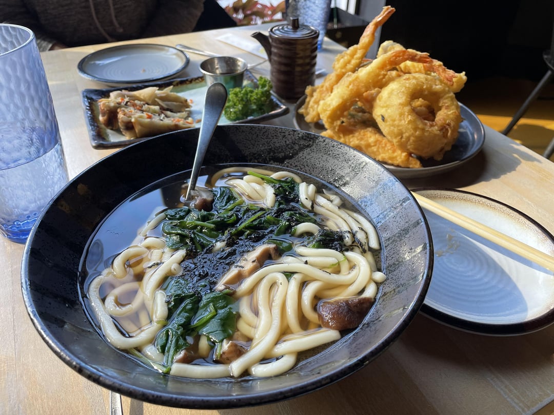 $14.95 Tempura Udon at Kin Sushi - Dining and Cooking