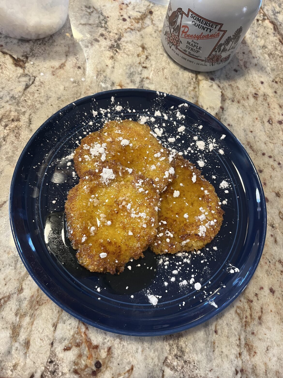 Hoecakes with stone ground cornmeal