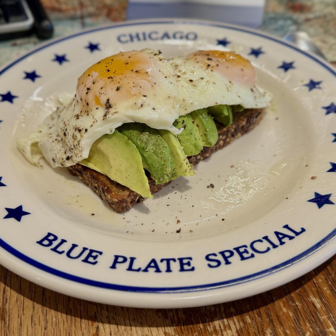 Made my own avocado toast and put an egg on it…