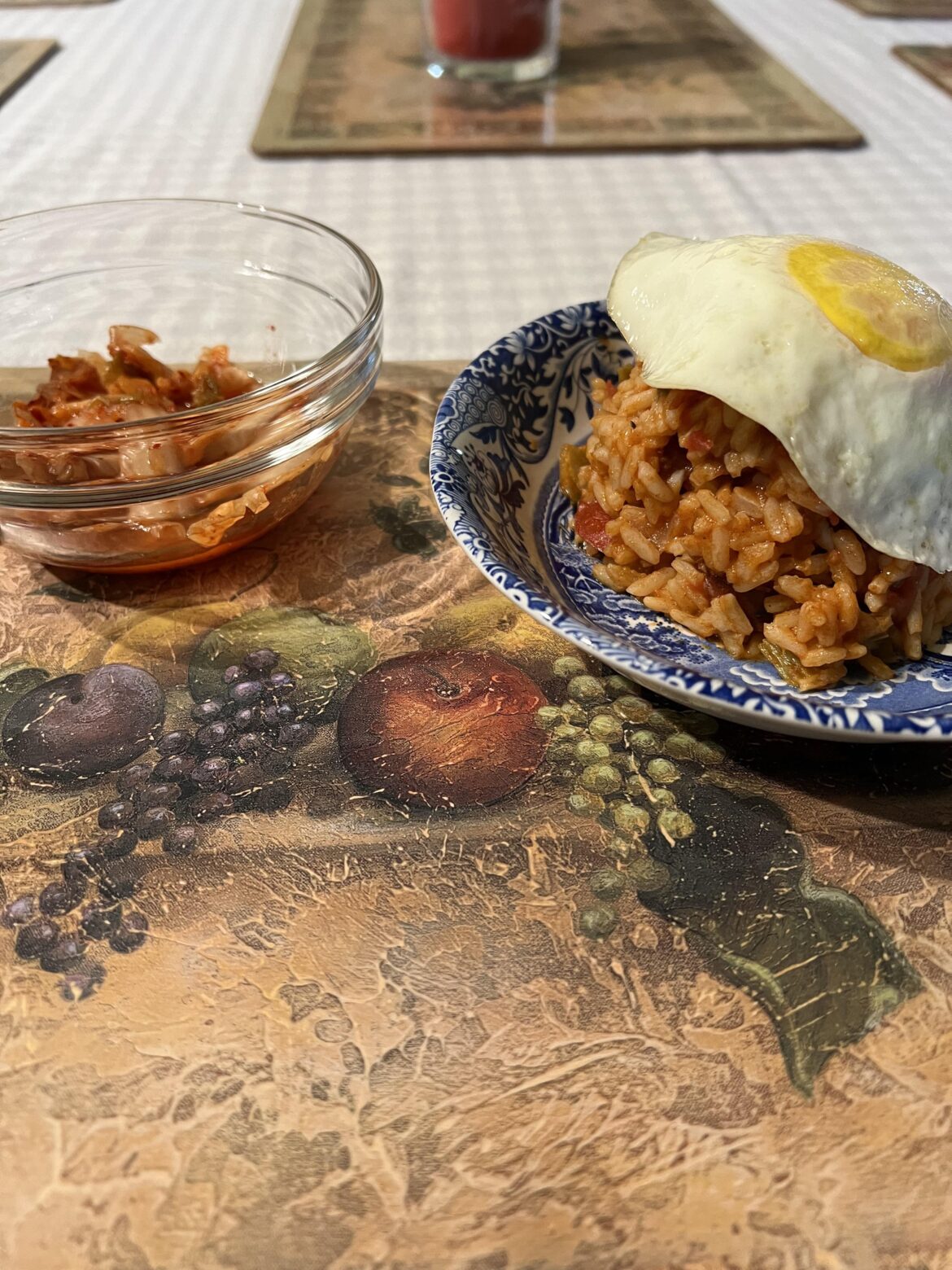 Gave my leftover jambalaya a church bonnet