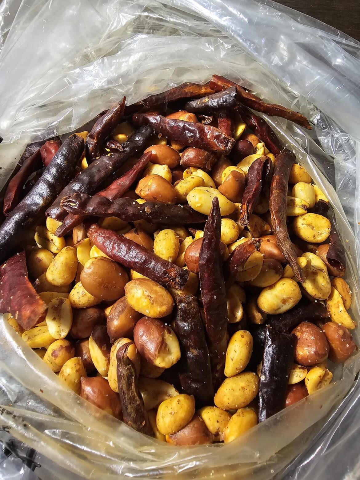 If you like hot nuts and live near a Winco, head to the bulk section.