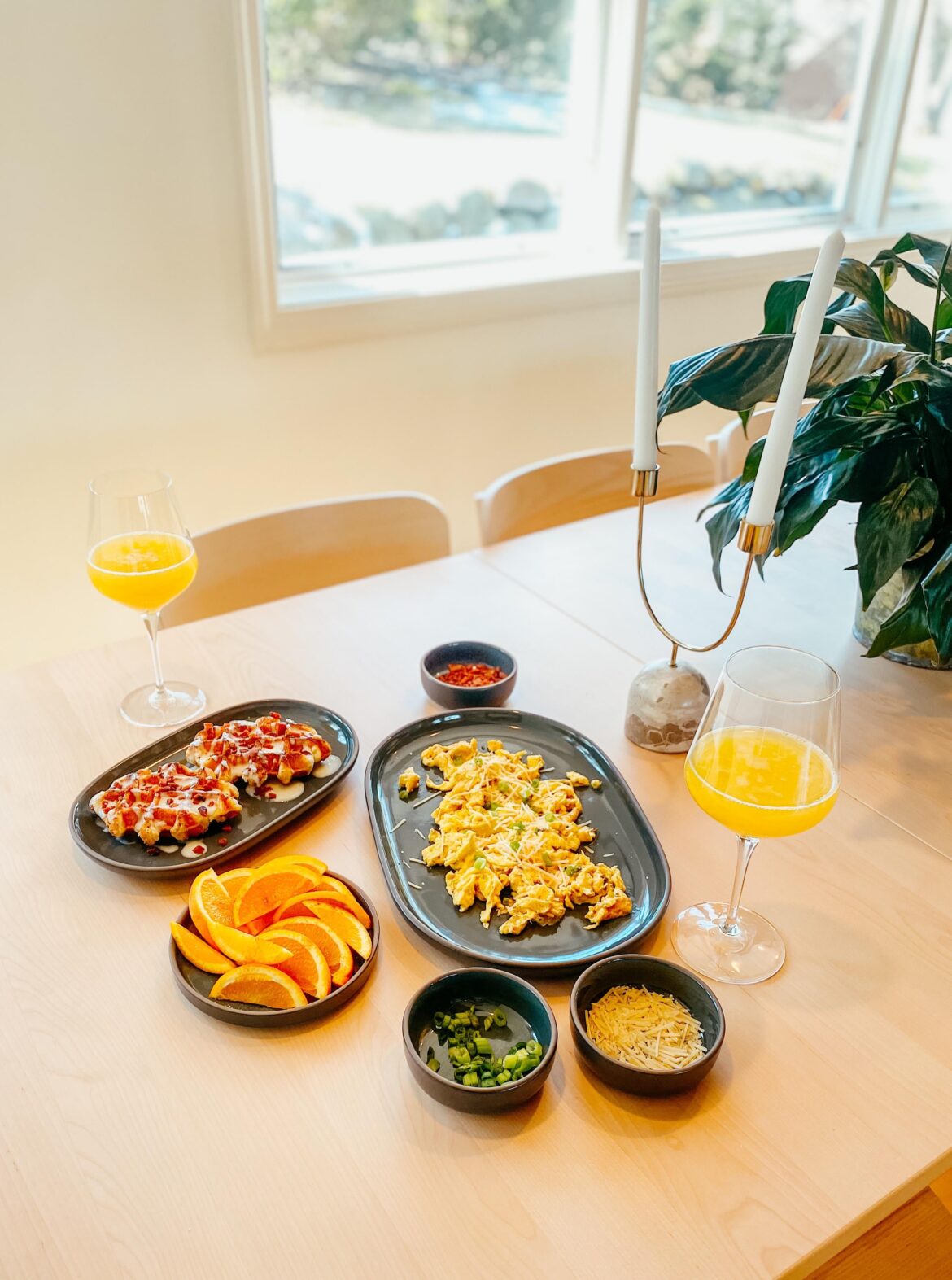 Churro Waffle & Bacon Brunch Board