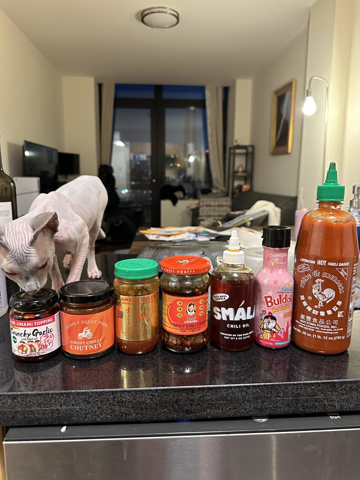 Current lineup. As someone that grew up thinking black pepper was spicy, I’m proud
