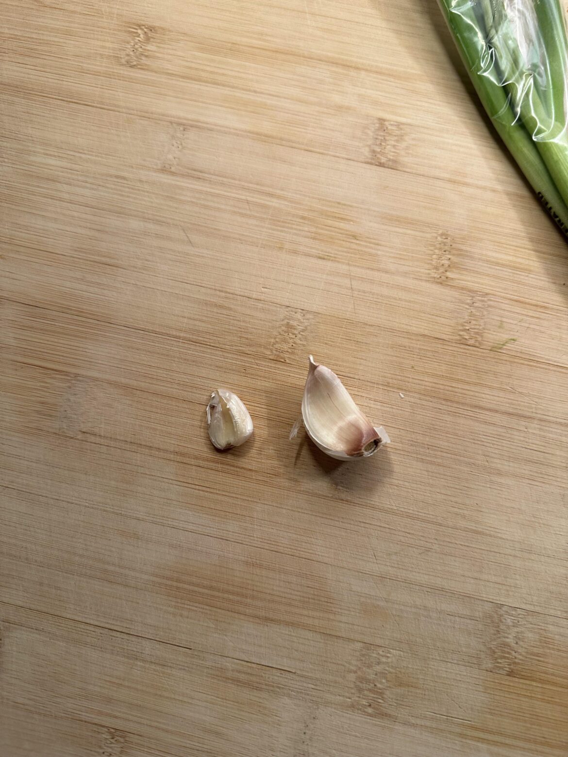 Their garlic vs my backup garlic