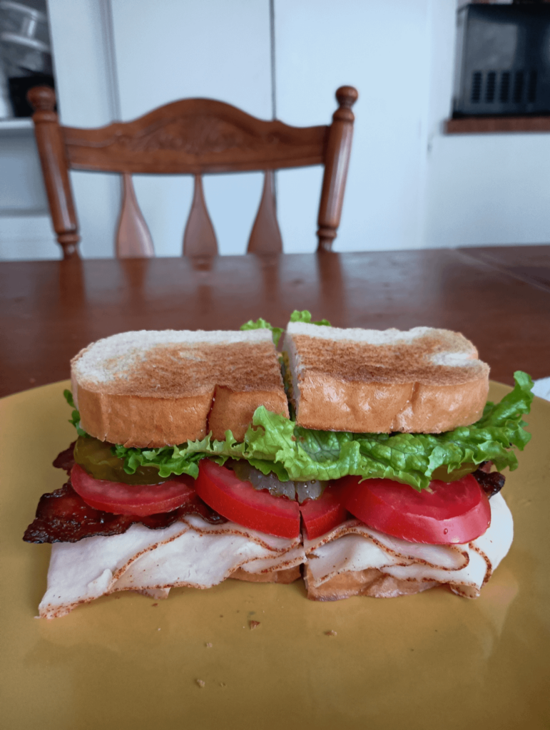 Chicken club sandwich