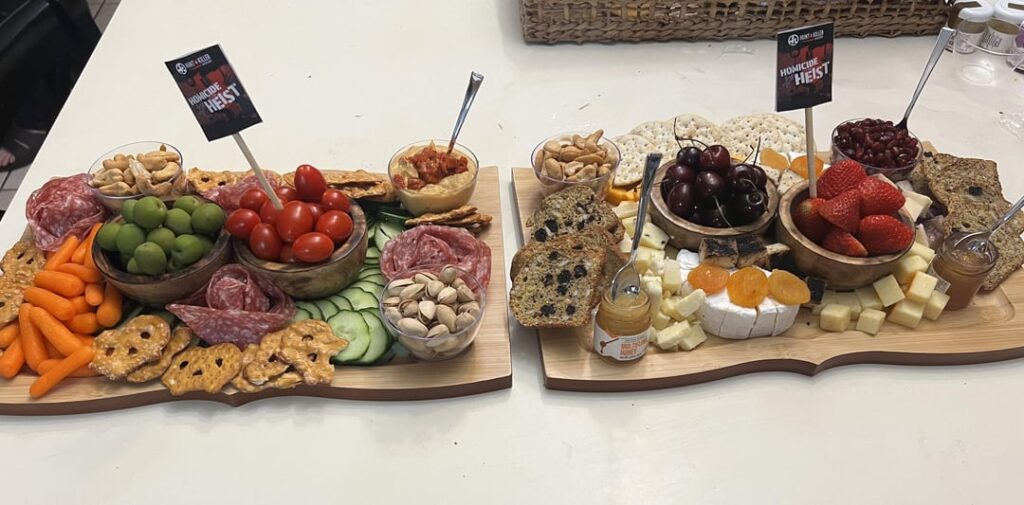 Game night charcuterie boards!