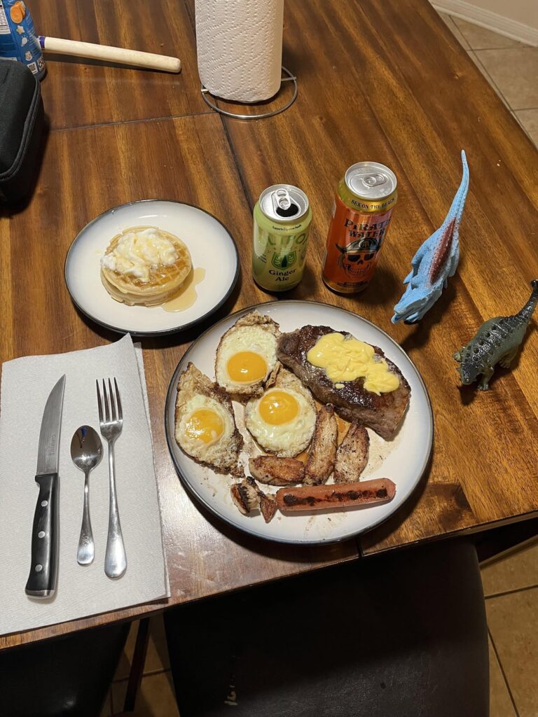 As a track coach, a post meet meal is always a treat