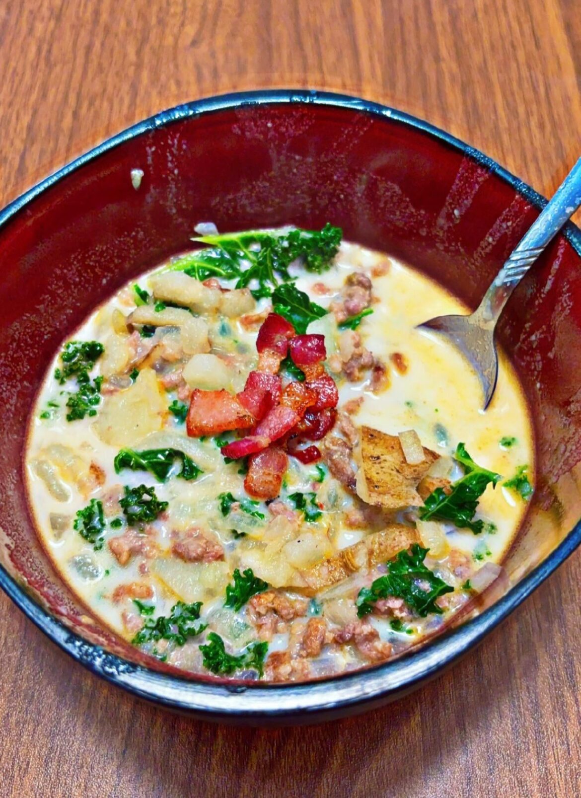 Slow cooked Zuppa Toscana
