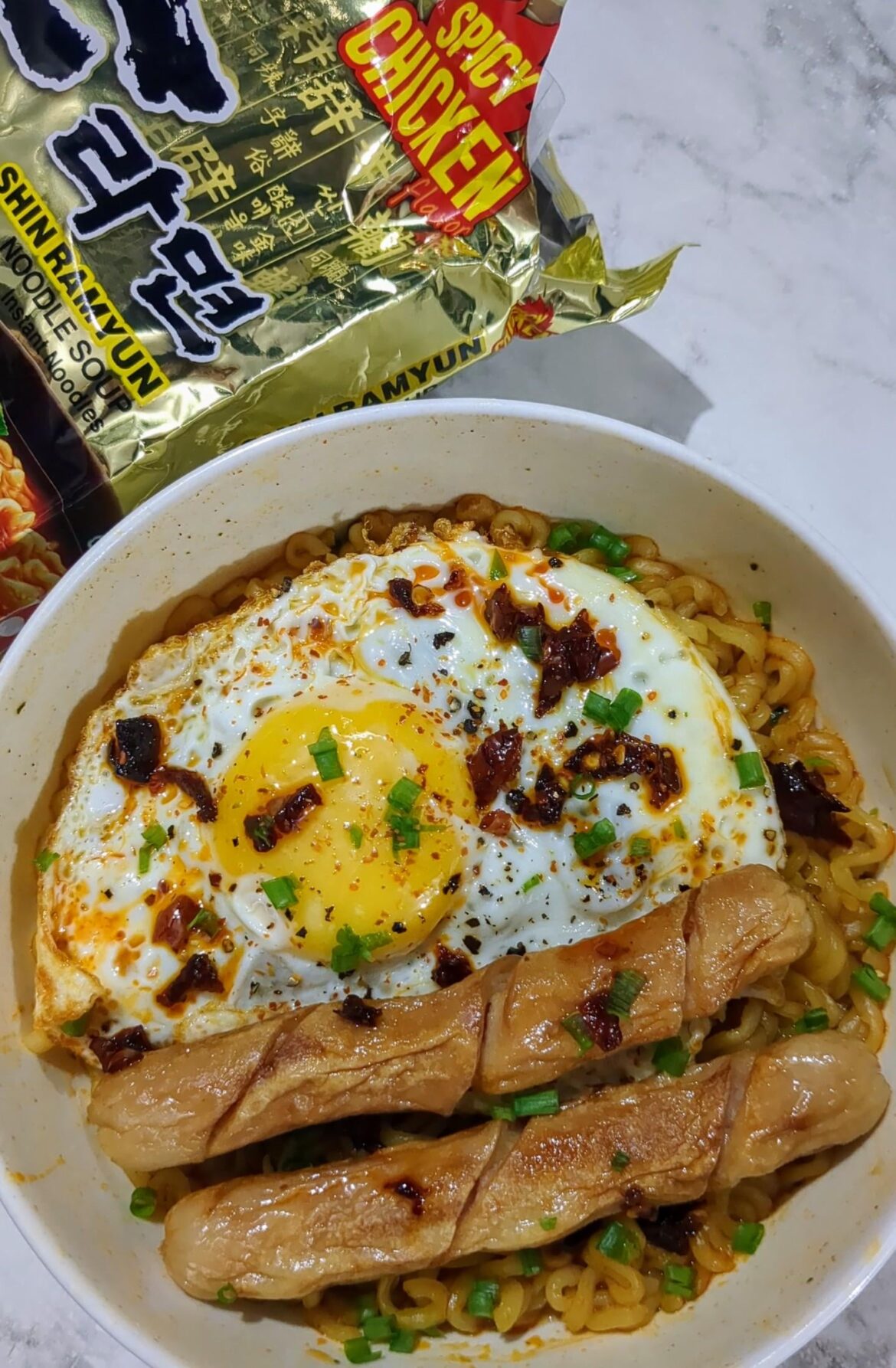 Hit the spot with some chilli oil and togarashi