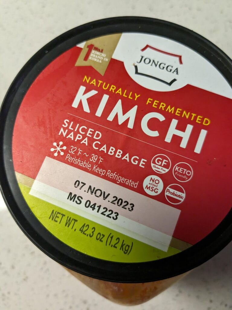 When does storebought kimchi actually expire?