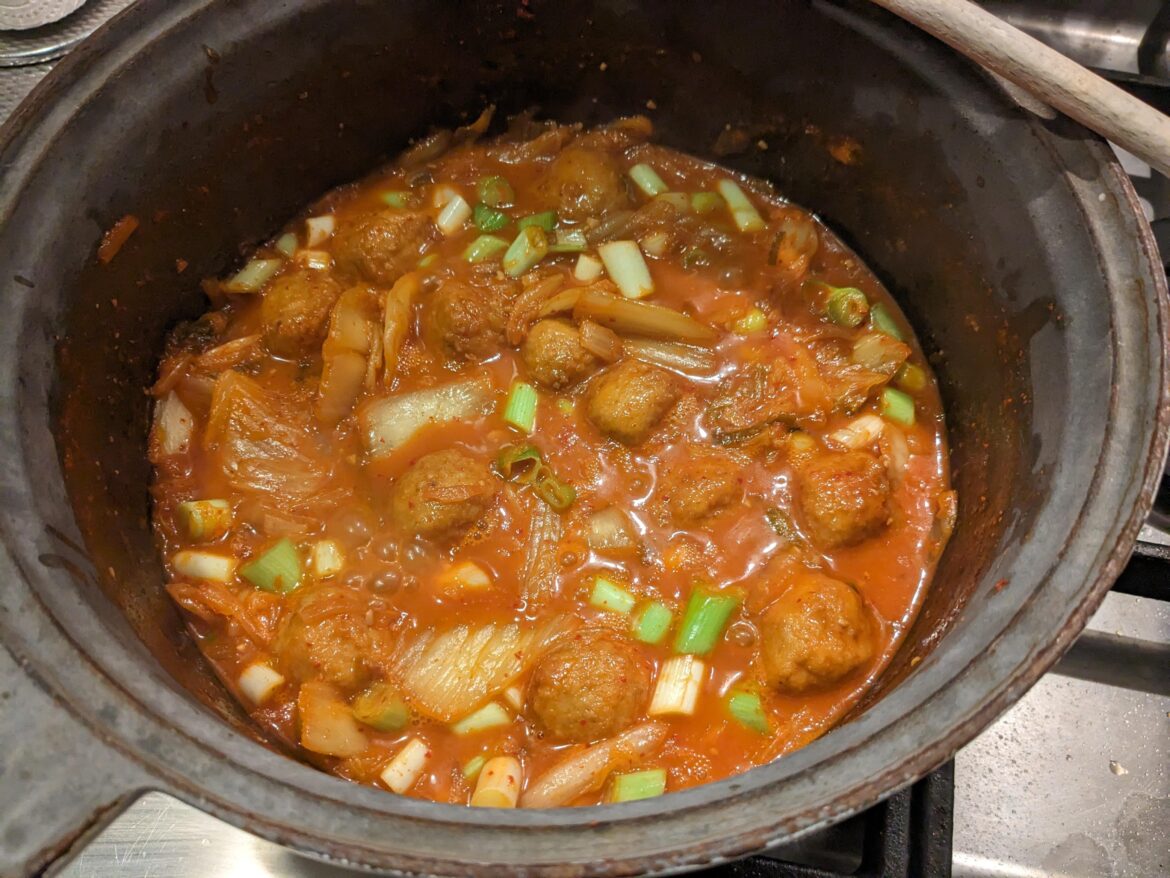 Kimchi-jjigae with a Swedish touch