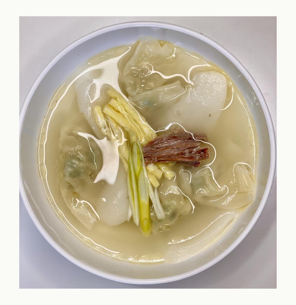 Cant do new years without tteokguk