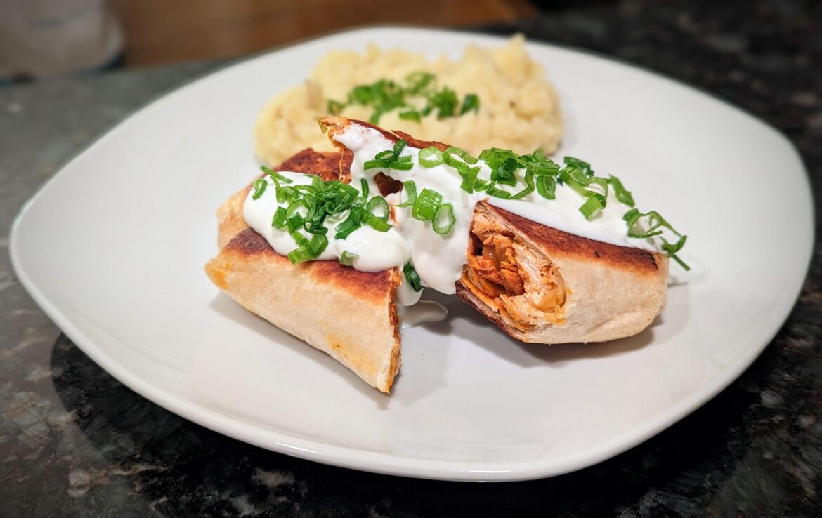 Spicy Tex-Mex Cheesy Chicken Wraps 8/10