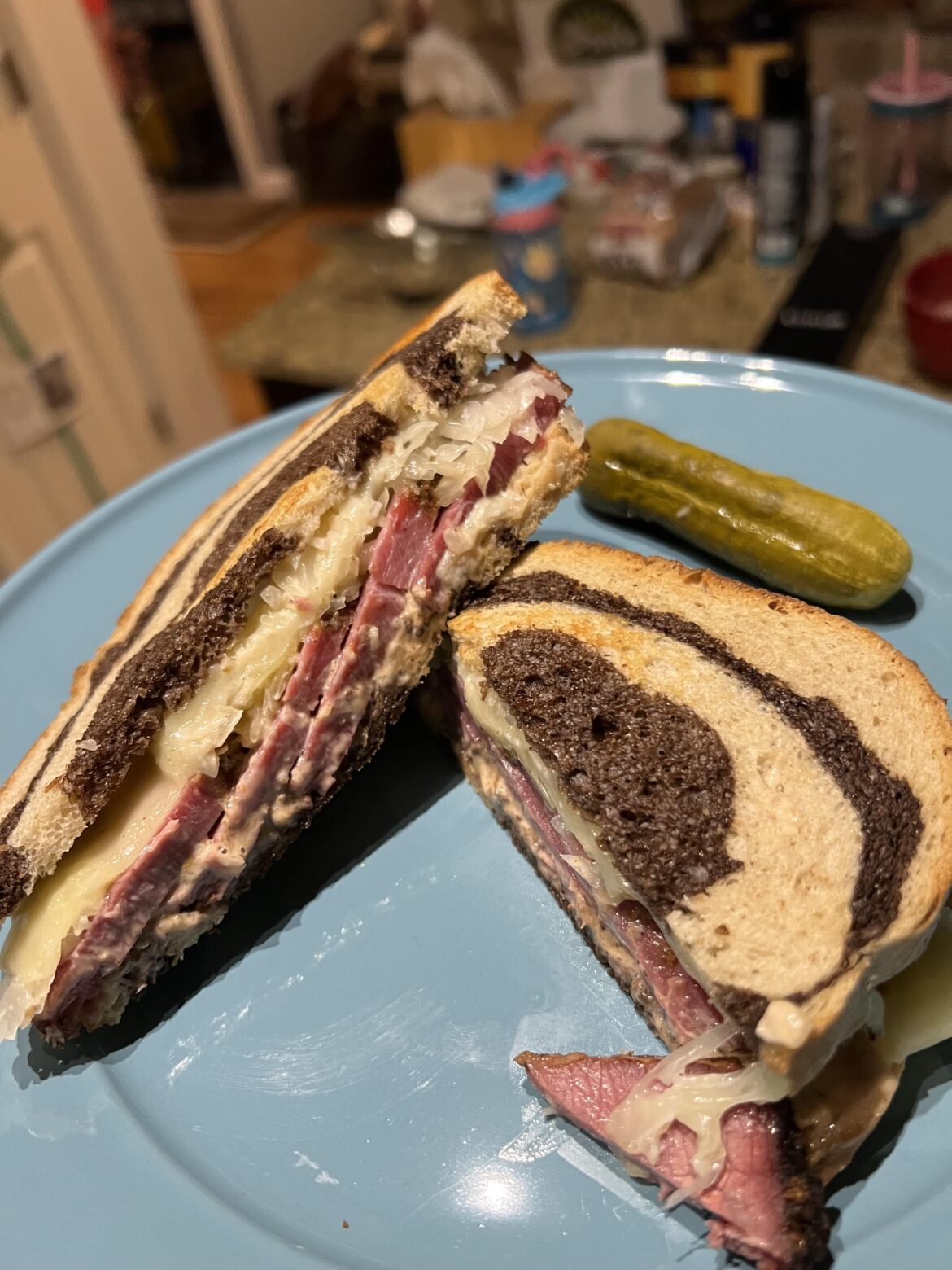 [Homemade] Smoked pastrami Reuben