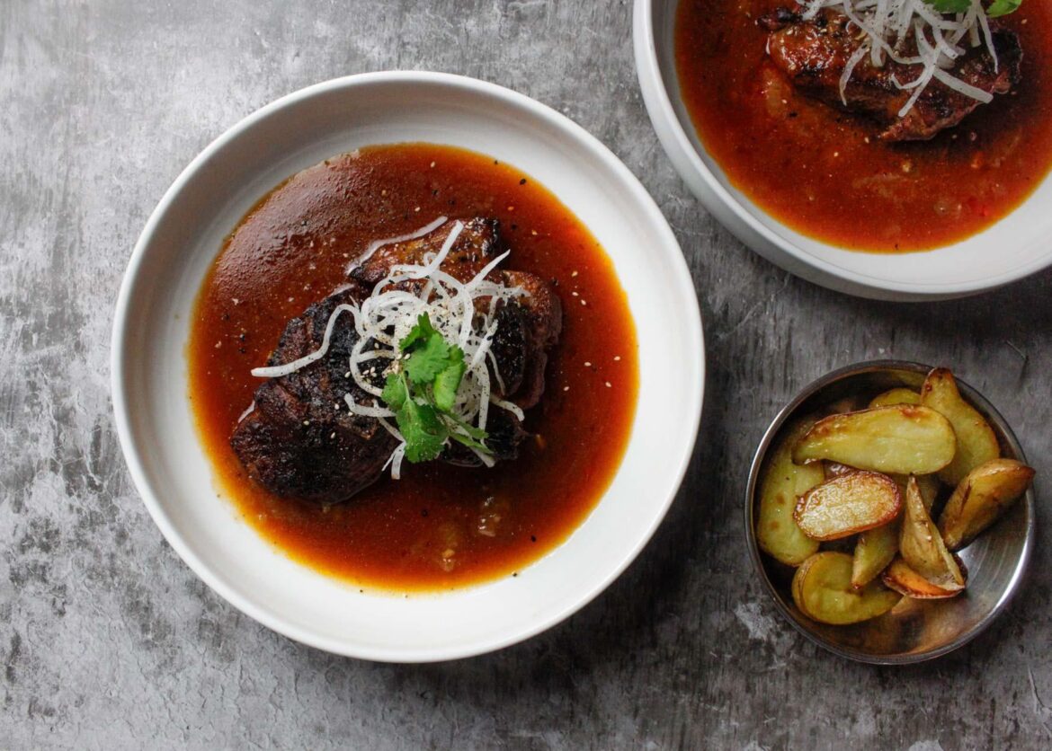 Korean (Inspired) Braised Pork Shoulder