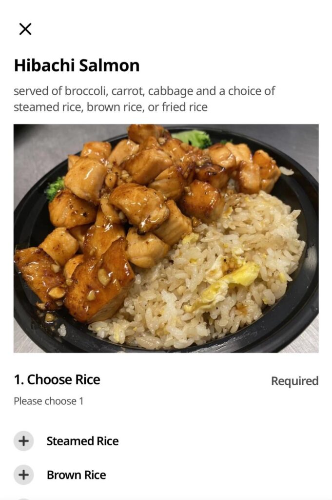 Salmon Hibachi Bowl Calorie Estimate Salmon Hibachi Bowl Calorie Estimate