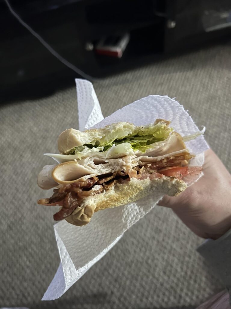 Turkey Bacon and Cheese