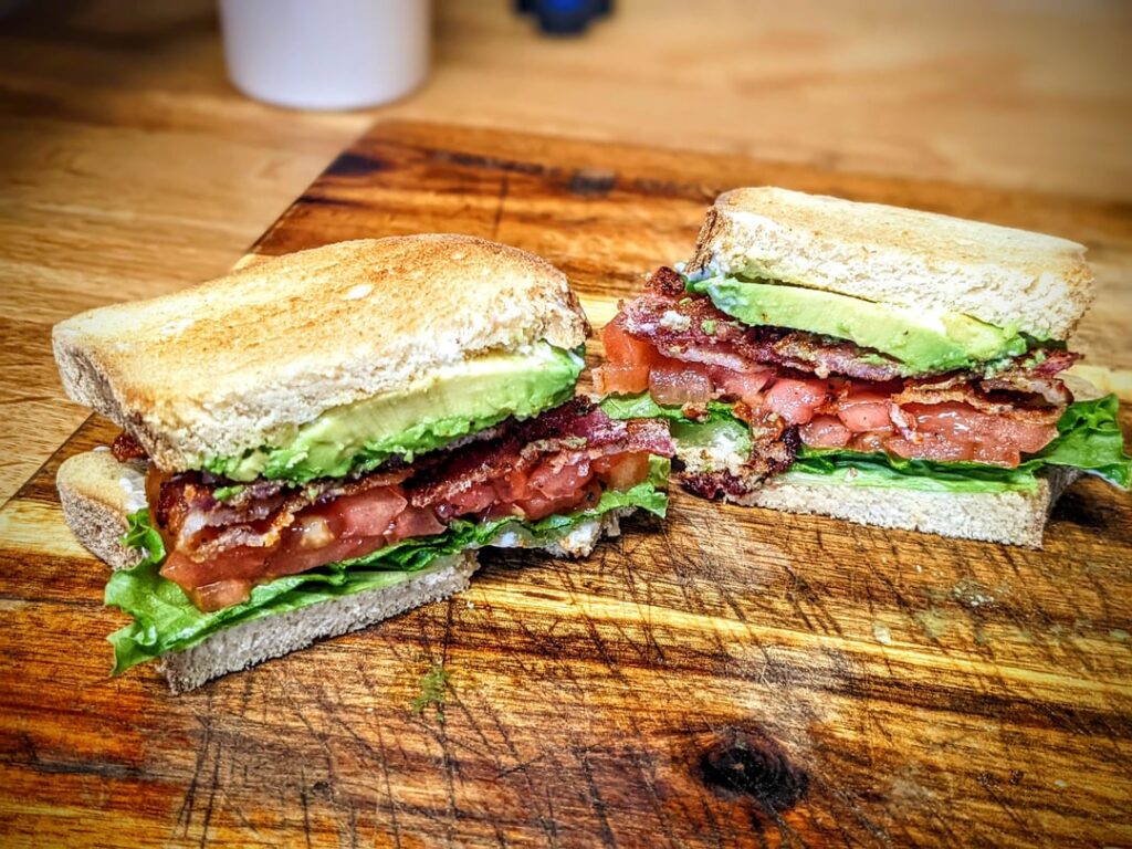 BLTA on sourdough! Classic