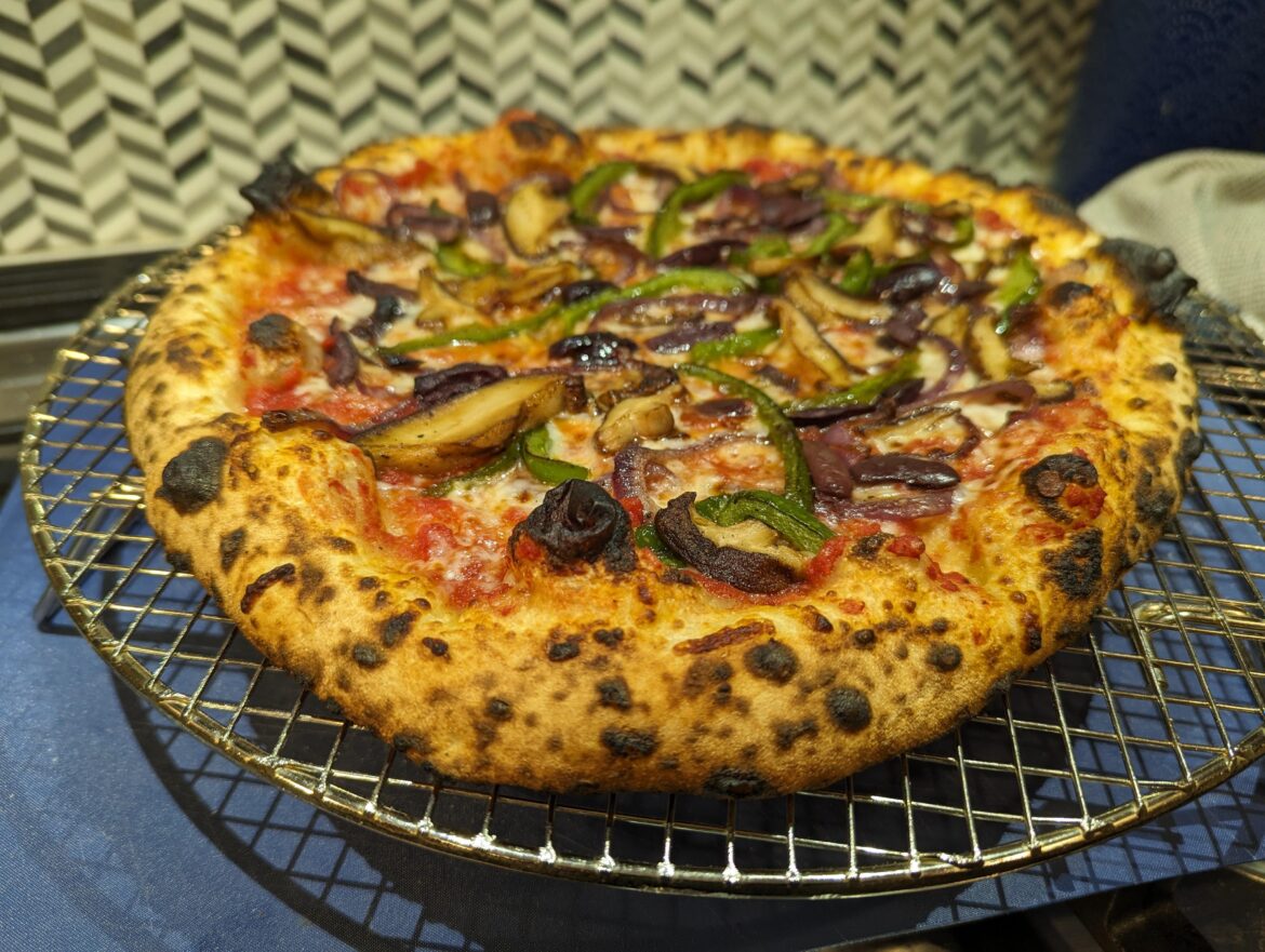 Veggie I made for a vegan friend is the best looking pie I've made