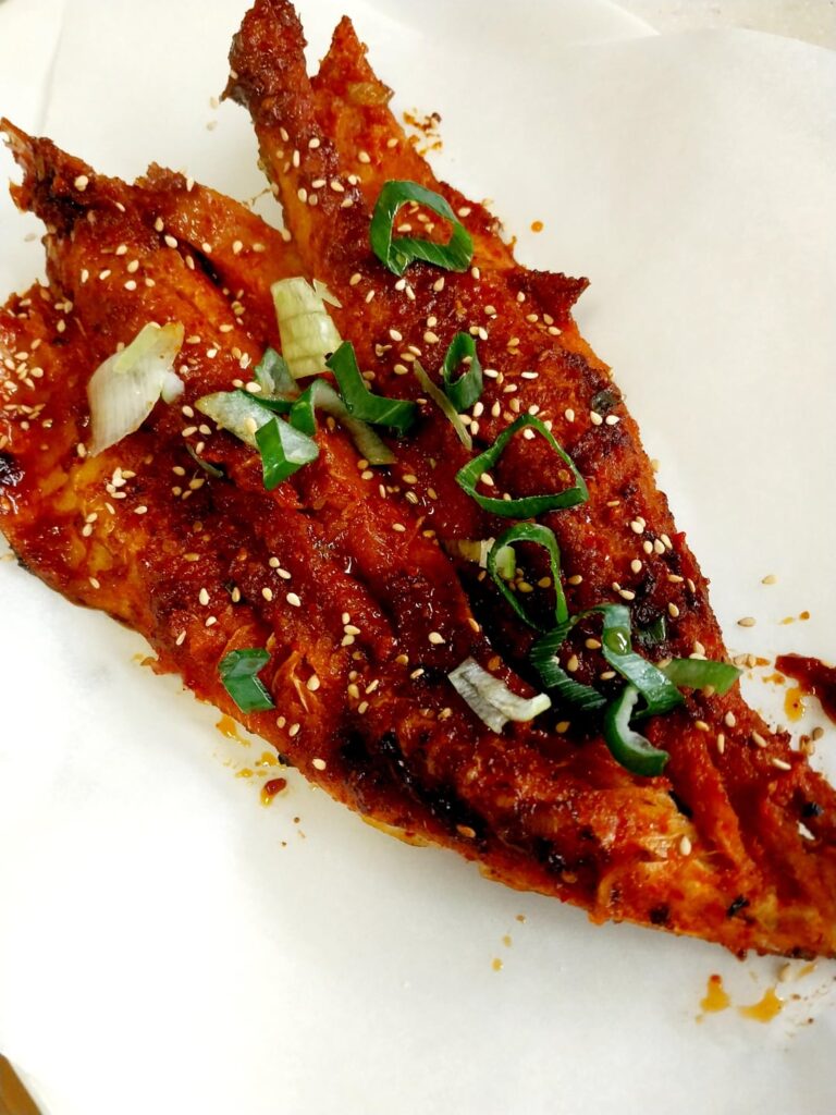 Seasoned grilled dried pollack