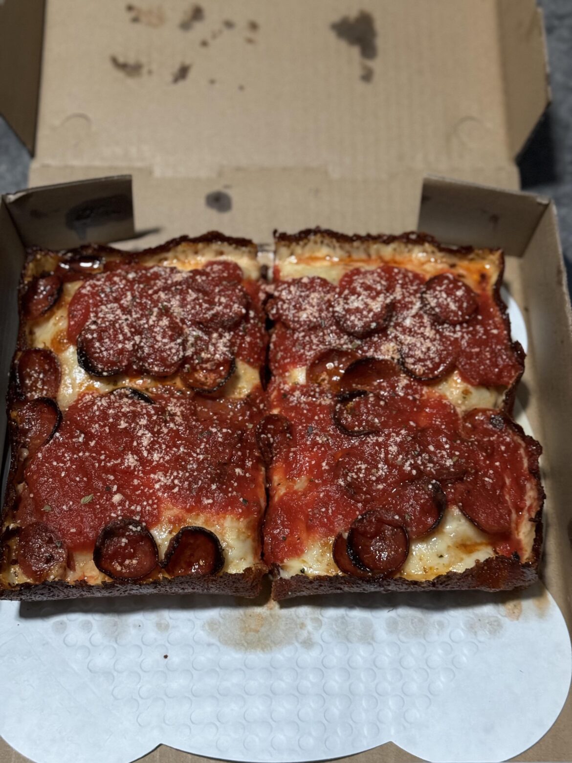 Pedroso's slappin' up in Round Rock with their Detroit-style pizza