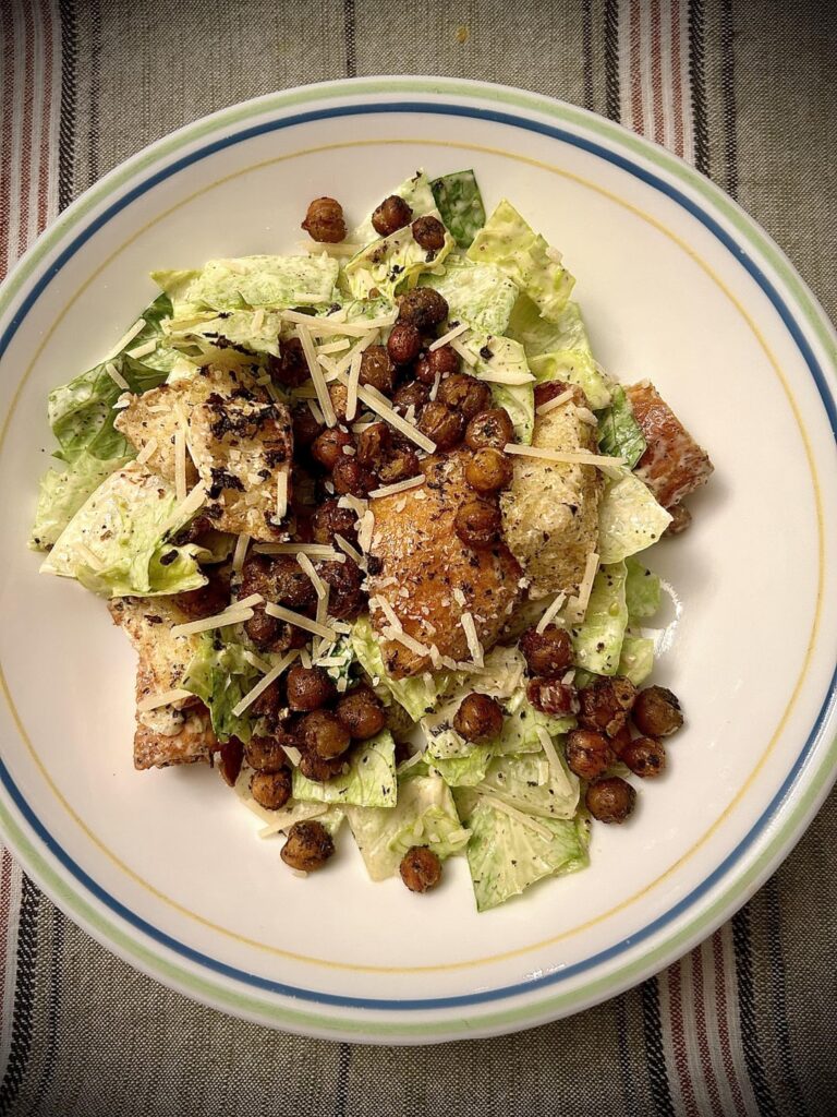 Roasted Chickpea Caesar Salad 10/10 🤤 Roasted Chickpea Caesar Salad 10/10 🤤