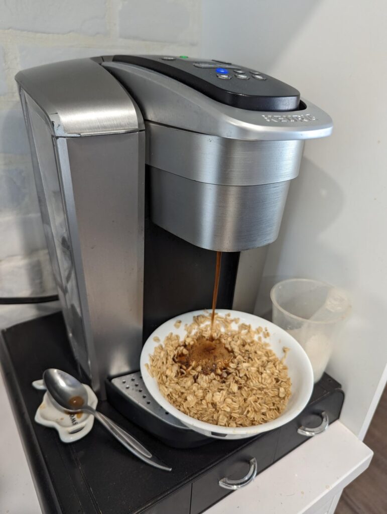 I think I might start eating my second coffee of the day.