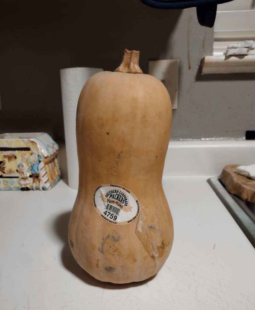 How long is my butternut squash good for because I want to make homemade spaghetti