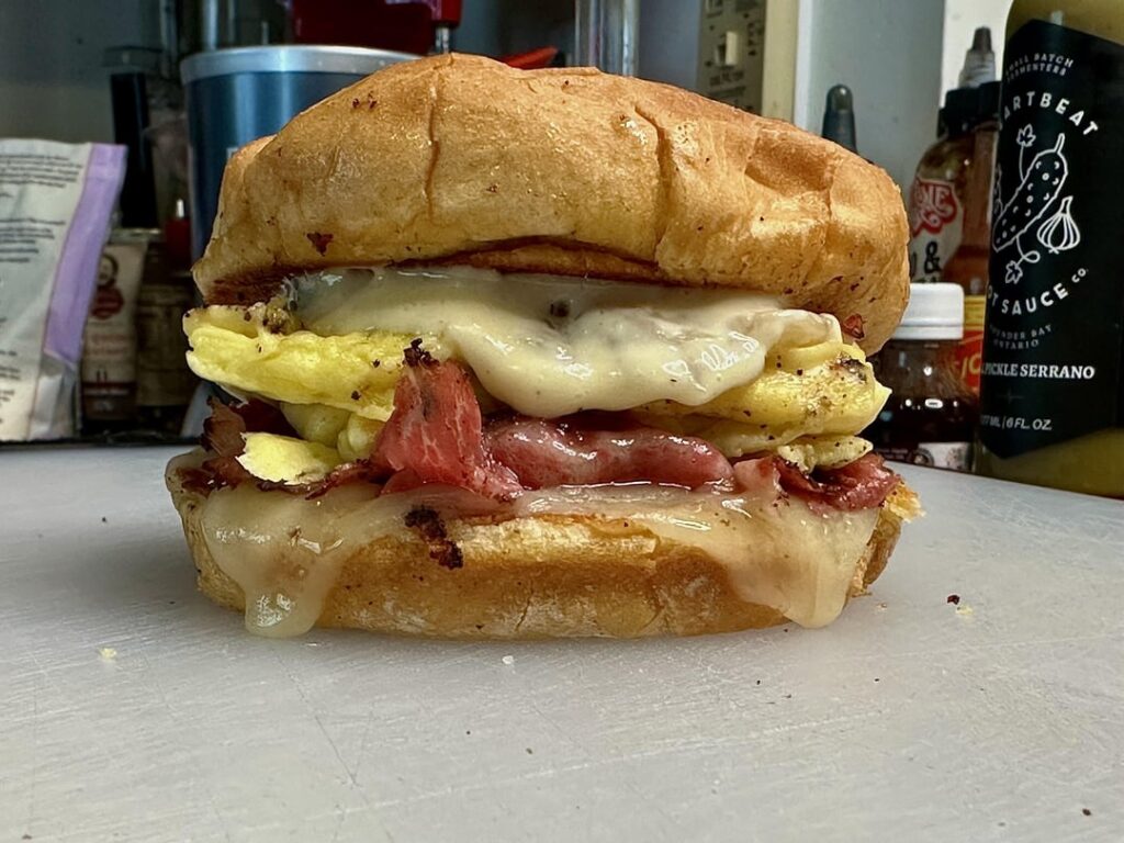 Today’s breakfast sandwich!