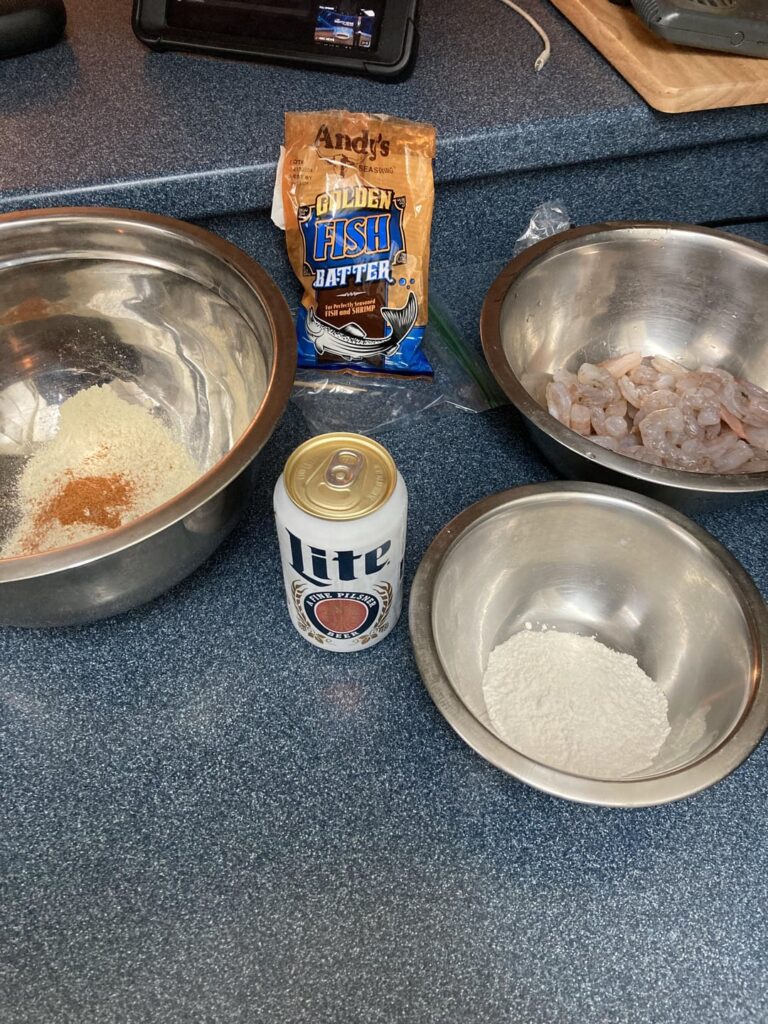 Last night’s Shrimp Po Boy