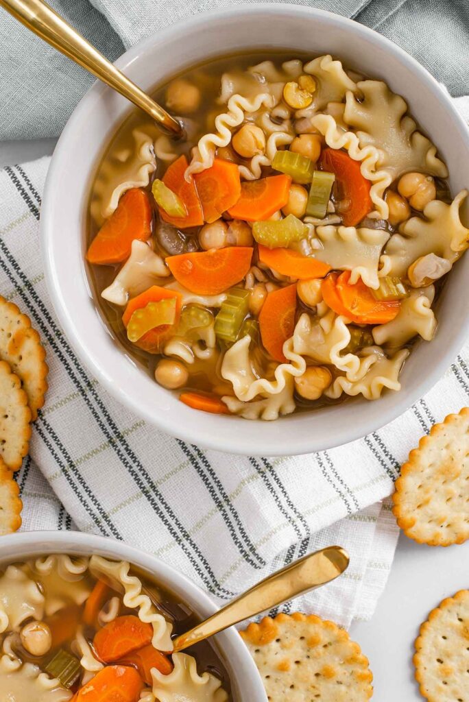 Chickpea Noodle Soup - Simple & Comforting