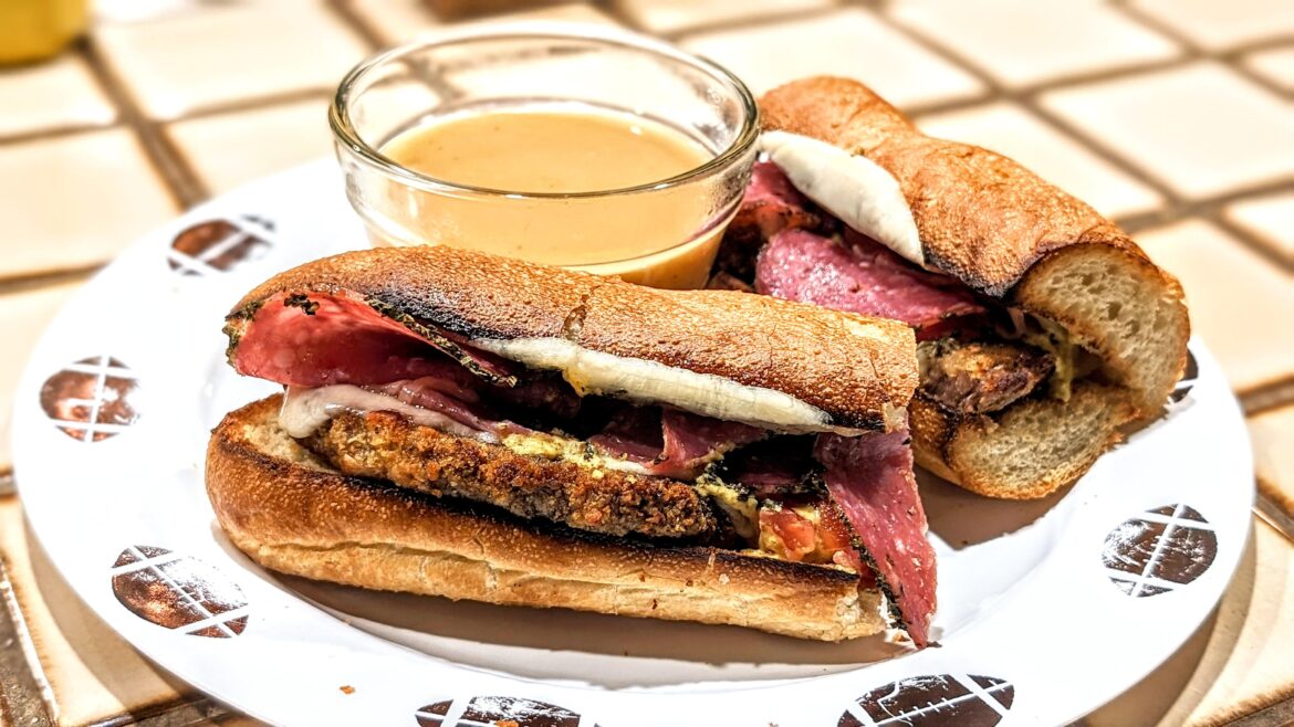 Had some leftover chicken fried steak so I made...this. Plus gravy for dipping.