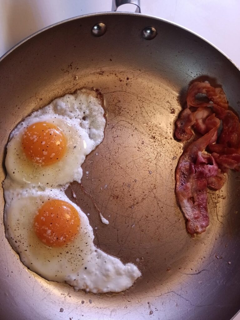 Eggs and bacon