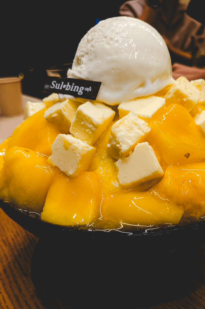 Vanilla Mango Bingsu