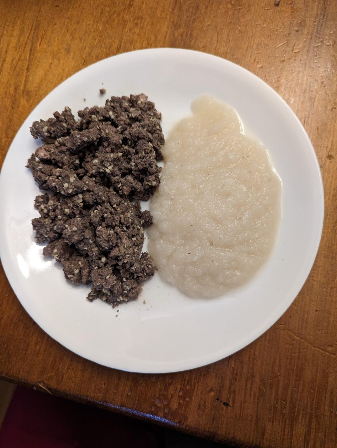 keto haggis and mash