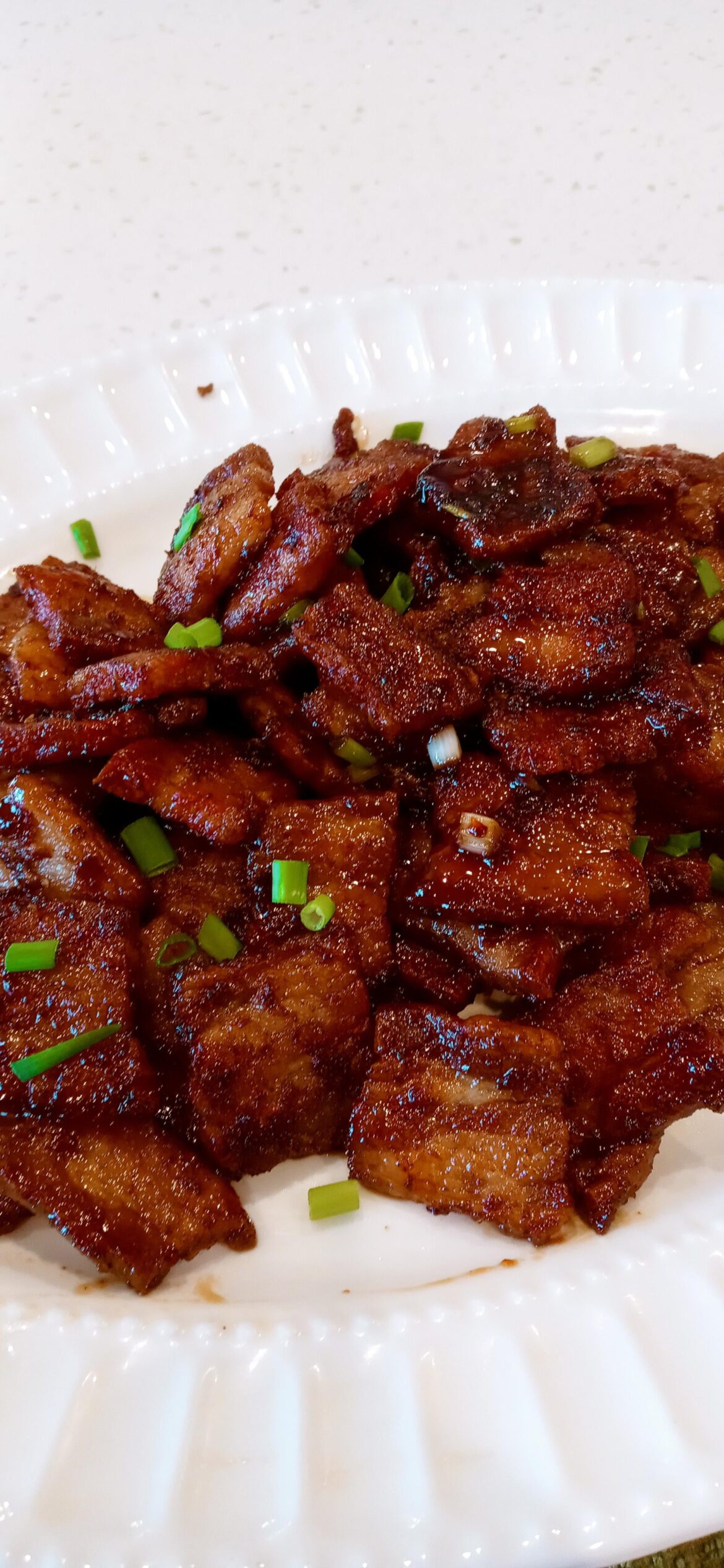 Slow cooked Asian Sticky Pork Belly